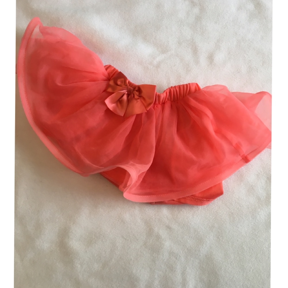Peach tutu 12 months